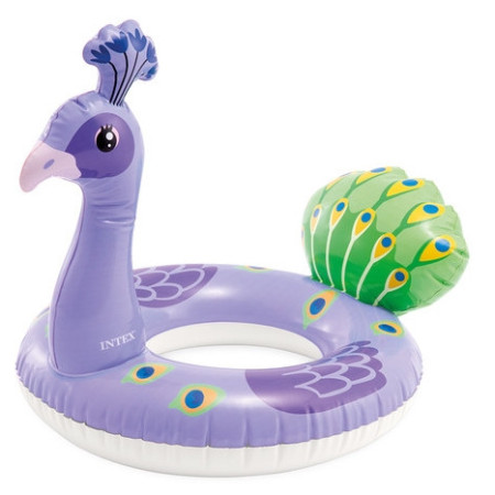 Colac gonflabil Intex Big Animal Rings violet