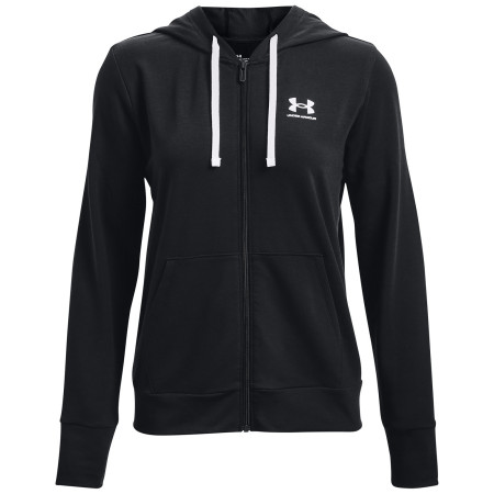 Hanorac femei Under Armour Rival Terry FZ Hoodie negru