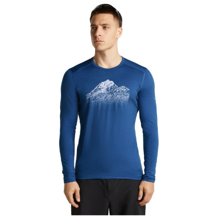 Tricou funcțional bărbați Icebreaker Men Mer 200 Oasis LS Crewe Rising Light