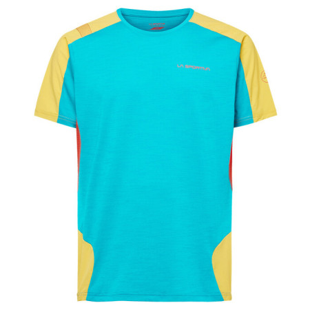 Tricou bărbați La Sportiva Compass T-Shirt M albastru deschis Tropic Blue/Bamboo