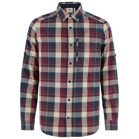 Cămașă bărbați Fjällräven Fjällglim Regular Shirt M albastru închis Dark Navy-Maroon