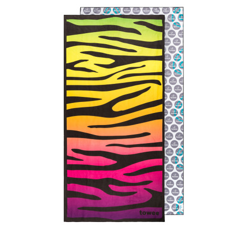 Prosop cu uscare rapidă Towee Zebra 70x140 cm