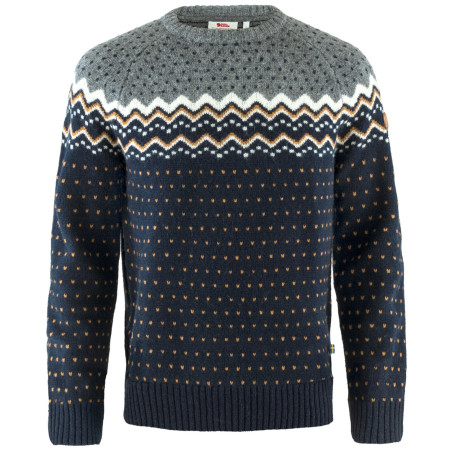 Pulover bărbați Fjällräven Övik Knit Sweater M albastru Dark Navy