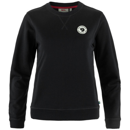 Hanorac femei Fjällräven 1960 Logo Badge Sweater W negru Black
