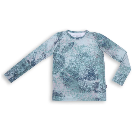 Tricou copii Wouki Aiki Green marble verde Green marble