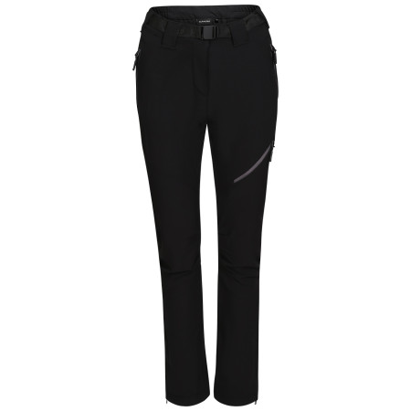 Pantaloni femei Alpine Pro Verefa negru BLACK