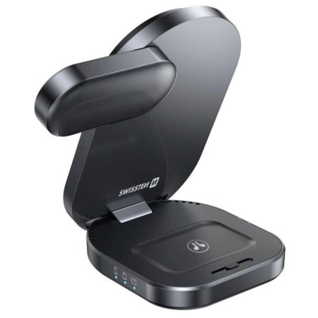 Încărcător fără fir Swissten MagBase 3-in-1