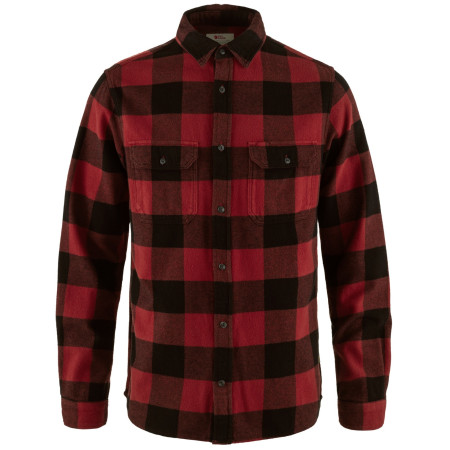 Cămașă bărbați Fjällräven Övik Heavy Flannel Shirt M roșu/negru Red-Black