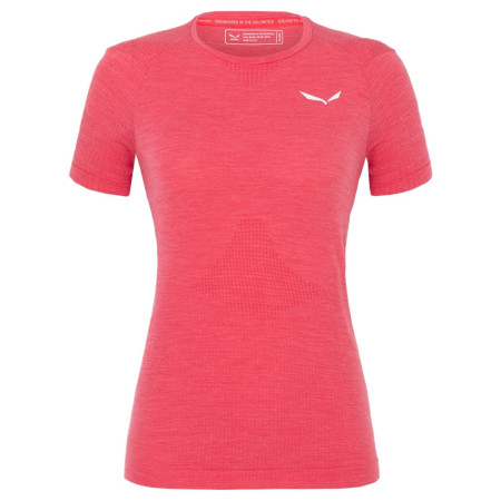 Tricou funcțional femei Salewa Pedroc Amr W Seamless T-Shirt de coral