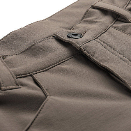 Pantaloni softshell copii Alpine Pro Firsto 2 Driftwood