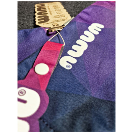 Pantaloni softshell copii WAMU Mozaika purple