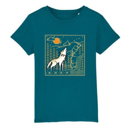 Tricou copii České parky Wolfie albastru