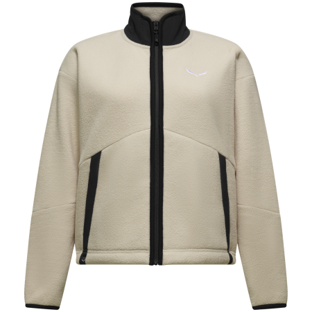 Hanorac femei Salewa Fanes Jacket Fz W alb oatmeal