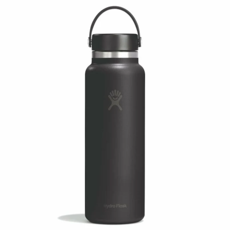 Termos Hydro Flask 40 Oz Wide Flex Cap negru Black