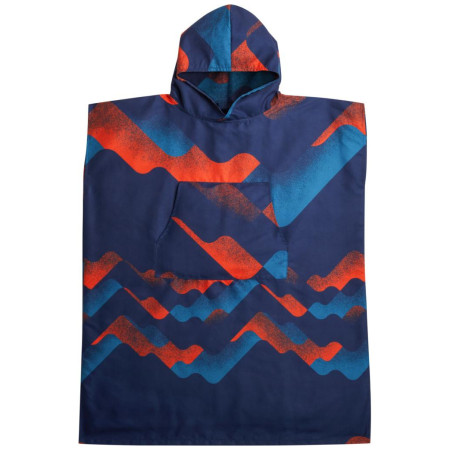 Poncho PackTowl Changing Poncho albastru închis Riso Wave