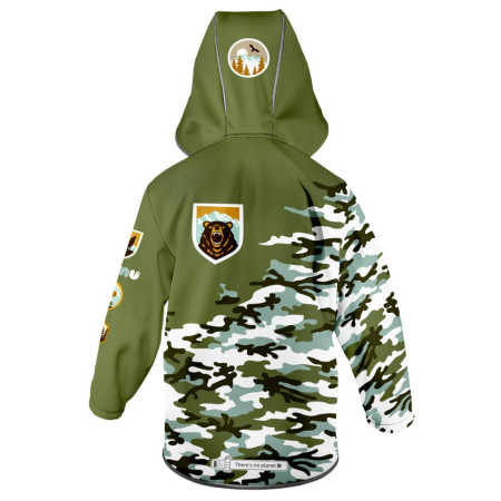 Geacă softshell copii WAMU Khaki