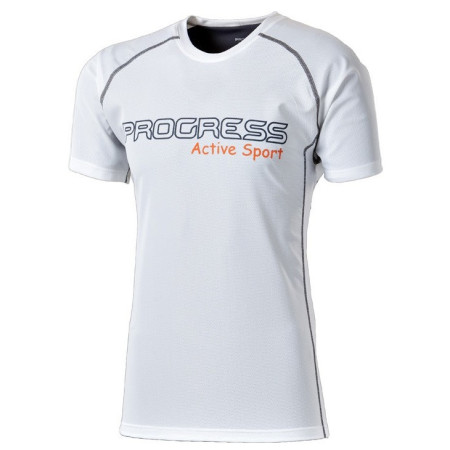 Tricou bărbați Progress Amon alb