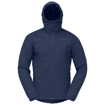 Geacă bărbați Norrona lyngen Alpha100 Zip Hood albastru închis Indigo Night