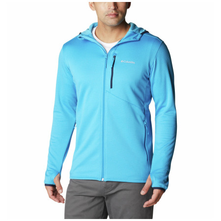 Hanorac funcțional bărbați Columbia Park View™ Fleece Full Zip Hoodie albastru deschis