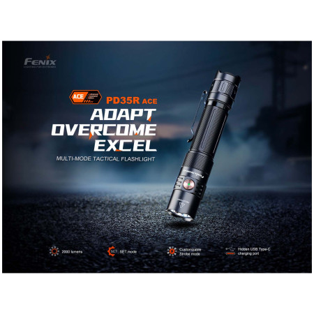 Lanternă Fenix PD35R ACE