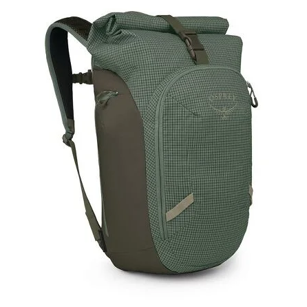Rucsac urban Osprey Transporter Roll Top Pack verde pine leaf/earl grey
