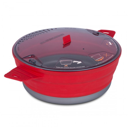 Oală pliabilă Sea to Summit X-pot 4L roșu red
