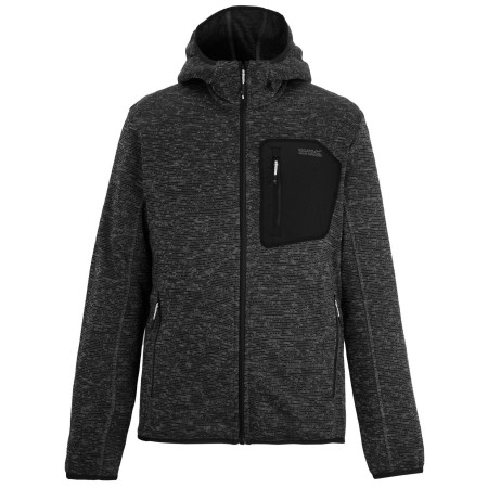 Hanorac funcțional bărbați Regatta Hooded Newhill negru Ash