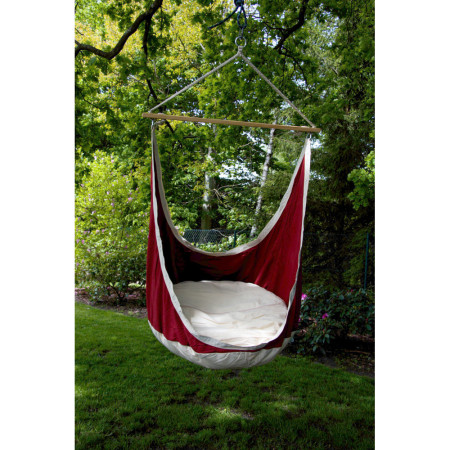 Balansoar suspendat Hamaka.eu Lounge roșu