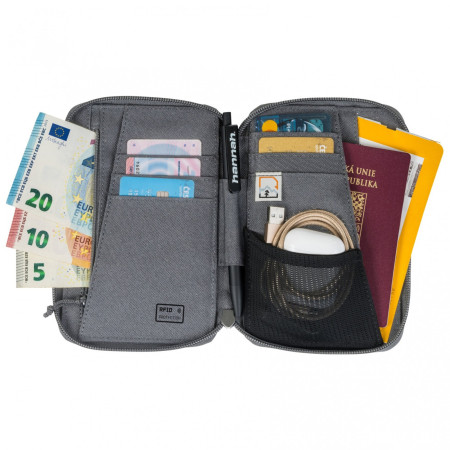 Husă de voiaj pentru acte Hannah Wealthy