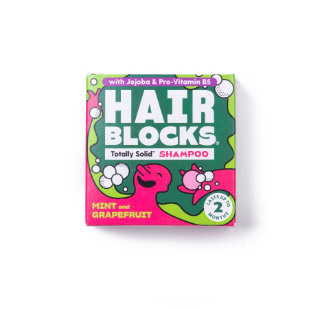 Șampon Shower Blocks Solid Shampoo - Mint & Grapefruit
