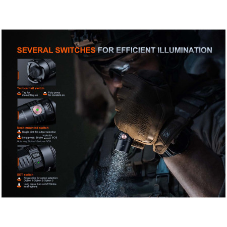 Lanternă Fenix PD35R ACE