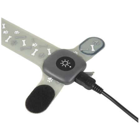 Zgardă luminoasă pentru câini Nite Ize NiteDog® Rechargeable LED Collar Cover