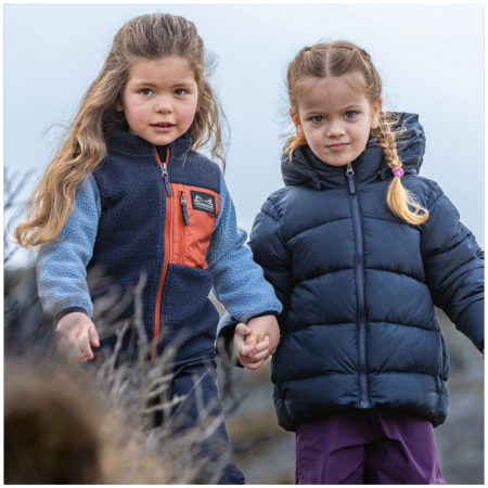 Hanorac copii Didriksons Anten Kids Fullzip 2 Winter Blue