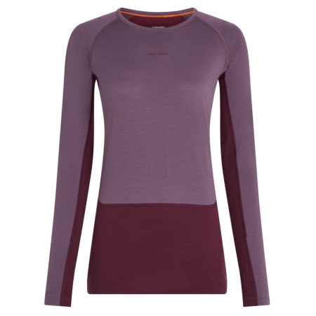 Tricou funcțional femei Icebreaker W Mer 200 ZoneKnit LS Crewe violet Dkber/Greplu/Cb