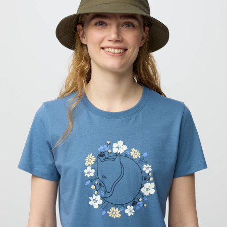 Tricou femei Fjällräven Fjällblomster Fox T-shirt W