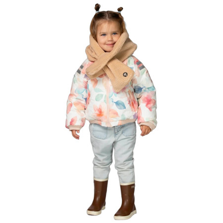 Geacă de iarnă copii DucKsday Reversible Jacket Bliss/Sherpa růžová/hnědá Pastel/Pink