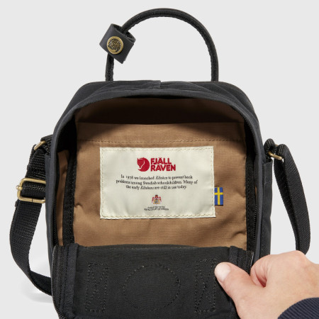Geantă de umăr Fjällräven Kånken No. 2 Black Sling