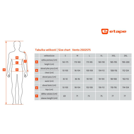 Geacă de vânt bărbați Etape Vento