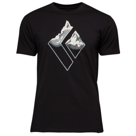 Tricou bărbați Black Diamond Mountain Logo SS Tee negru