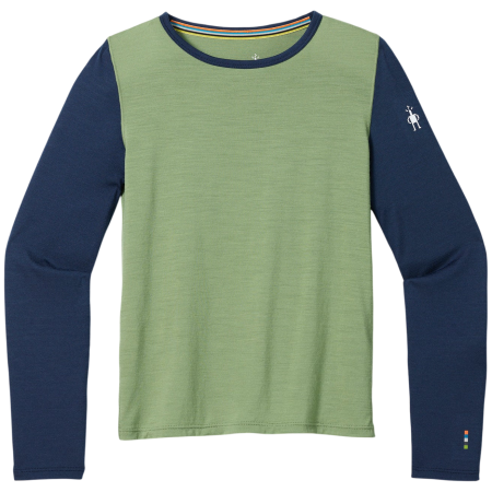 Tricou funcțional copii Smartwool Kids' Classic Merino Blend Base Layer Cr