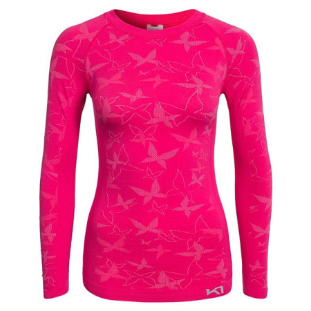 Tricou femei Kari Traa Butterfly LS II roz kpink