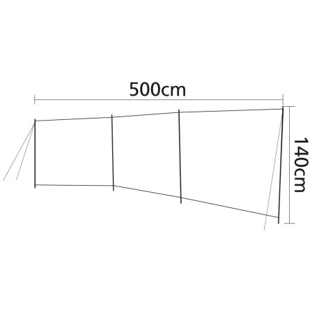 Perete de cort Bo-Camp Brendan - 3 díly