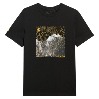 Tricou bărbați 4F Tshirt M3122 negru DEEP BLACK