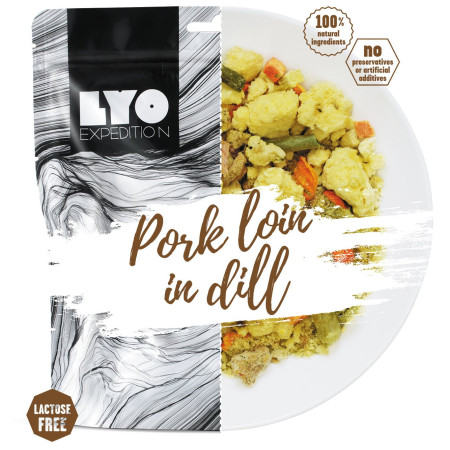 Lyo food Carne de porc cu sos de mărar și cartofi 500 g