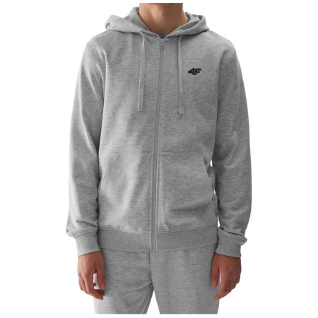 Hanorac bărbați 4F Sweatshirt M0951 gri deschis Cold Light Grey Melange