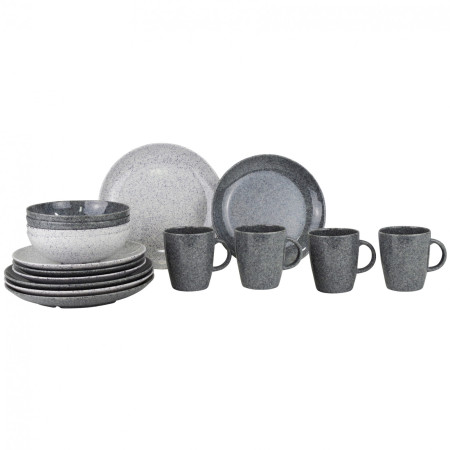 Set vase Gimex Solid Line Granite 16 pcs gri