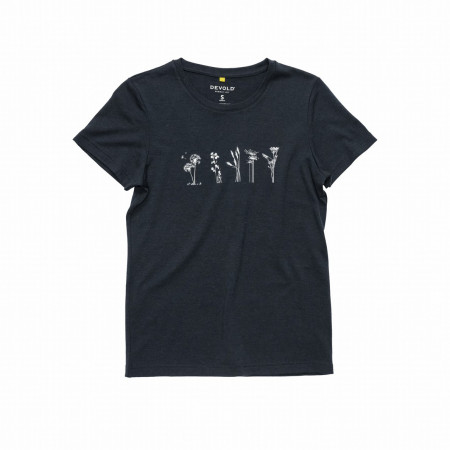 Tricou femei Devold Classic "Flowers" Tee Wmn