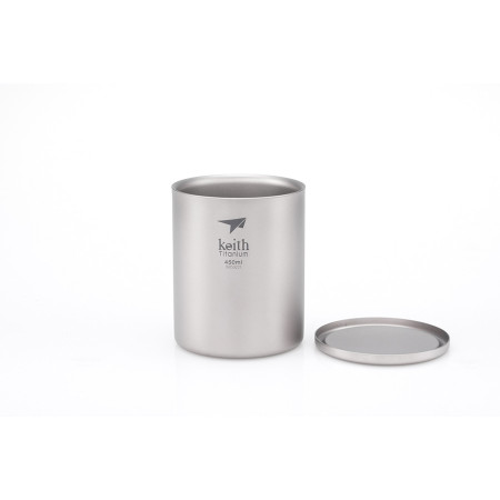 Cană termică Keith Titanium Double-Wall Tit. Mug 450 ml