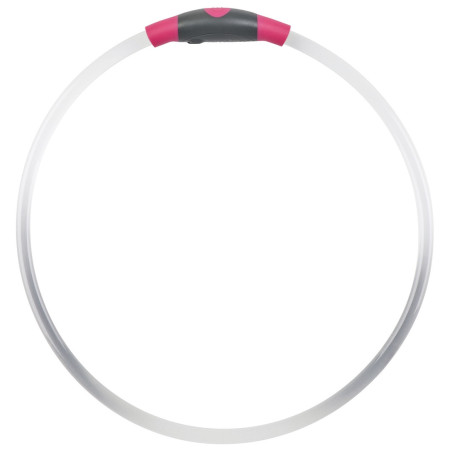 Zgardă luminoasă pentru câini Nite Ize NiteHowl® Rechargeable LED Safety Necklace roz Tie Dye Pink