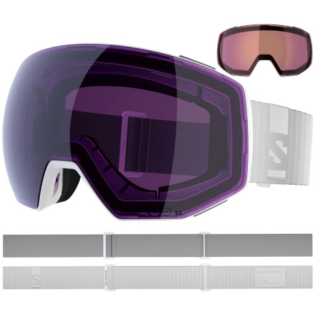 Ochelari de schi Salomon Radium Prime Sigma +1Lens alb White